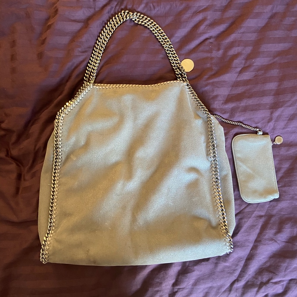 Stella McCartney Light Grey Falabella Tote